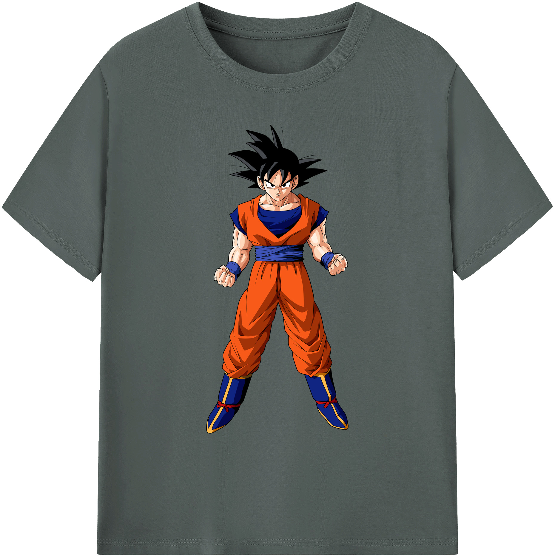 （画像用） ドラゴンボール 孫悟空（そん ごくう）Son Goku カカロット DRAGON BALL Kakarotto 綿100％ メンズ半袖Tシャツ｜肌触りやわらか＆通気性